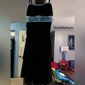 Black and blue dress from debs older but only worn a few times. OBO
